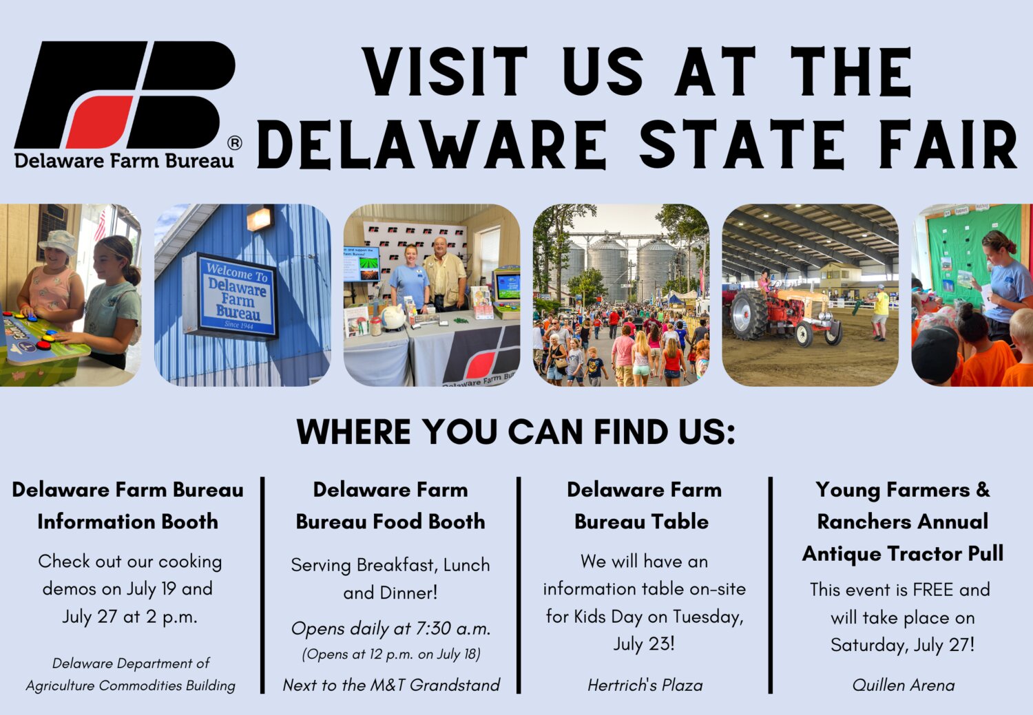 Visit Delaware Farm Bureau during the state fair Bay to Bay News